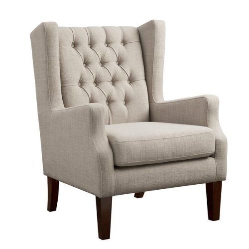 Allis Tufted Polyester Blend Wingback Chairs (Photo 2 of 20)