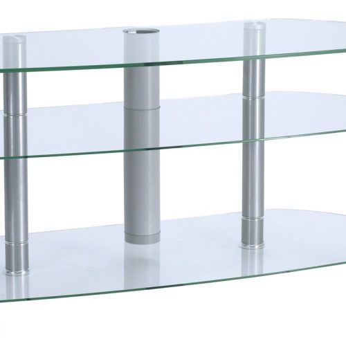 Glass Shelves Tv Stands For Tvs Up To 50" (Photo 20 of 20)