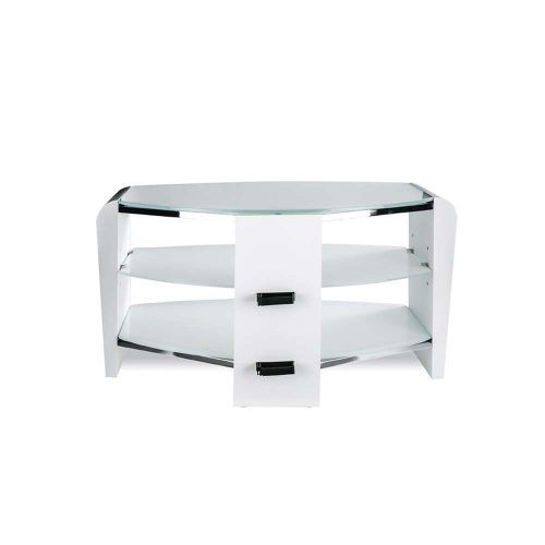 White Glass Tv Stands (Photo 14 of 15)