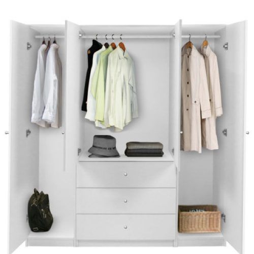 White Wardrobes With Drawers (Photo 19 of 20)