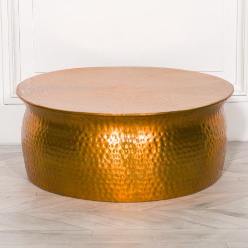 Glossy Finished Metal Coffee Tables (Photo 8 of 20)