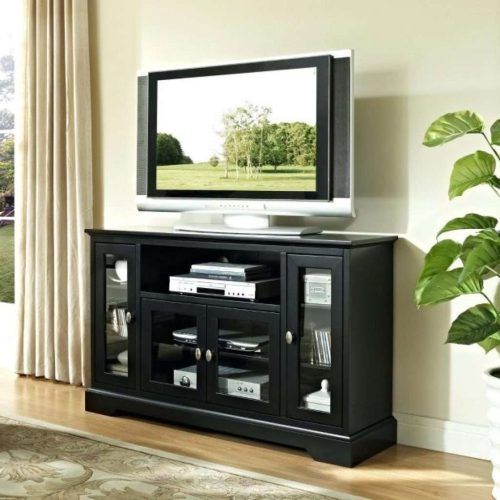 Swivel Black Glass Tv Stands (Photo 10 of 15)