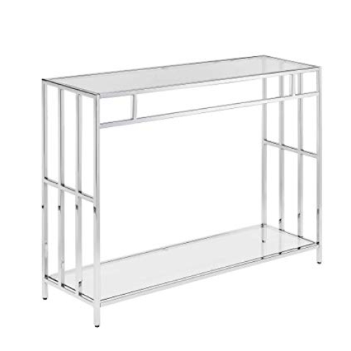 Glass And Chrome Console Tables (Photo 19 of 20)