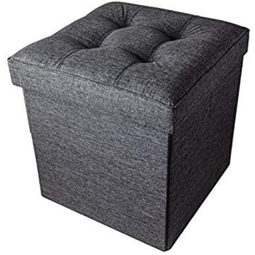 Solid Cuboid Pouf Ottomans (Photo 6 of 20)