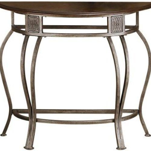 Metal And Oak Console Tables (Photo 13 of 20)