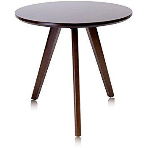 Metal Legs And Oak Top Round Console Tables (Photo 5 of 20)