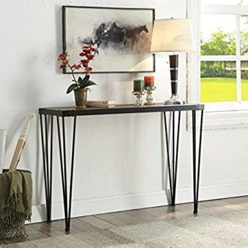 Hammered Antique Brass Modern Console Tables (Photo 14 of 20)