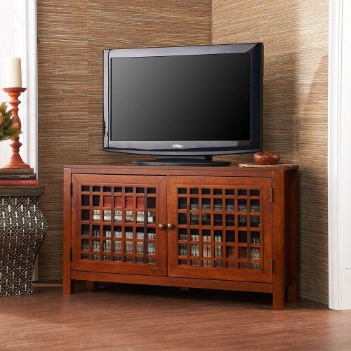 Corner Tv Cabinets For Flat Screens With Doors (Photo 17 of 20)