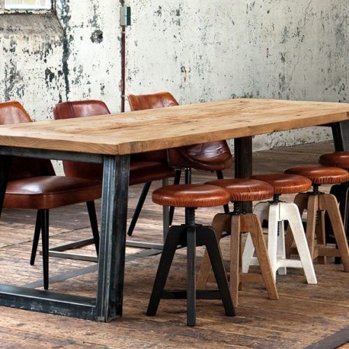 Iron And Wood Dining Tables (Photo 16 of 20)