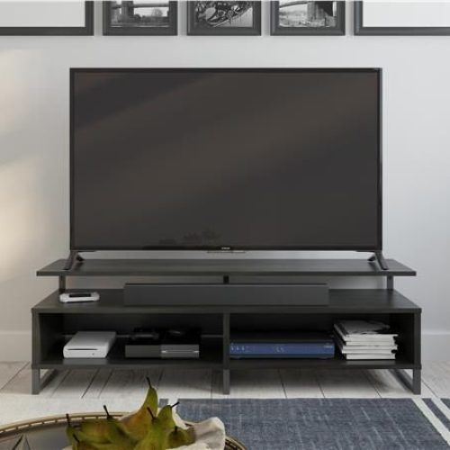 Ameriwood Home Rhea Tv Stands For Tvs Up To 70" In Black Oak (Photo 13 of 20)