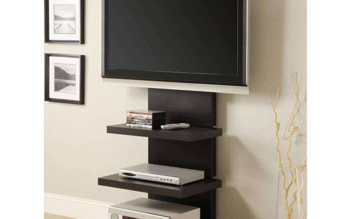 15 Photos Wall Mounted Tv Stands with Shelves