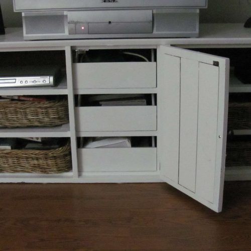 Tv Stands With Baskets (Photo 5 of 15)
