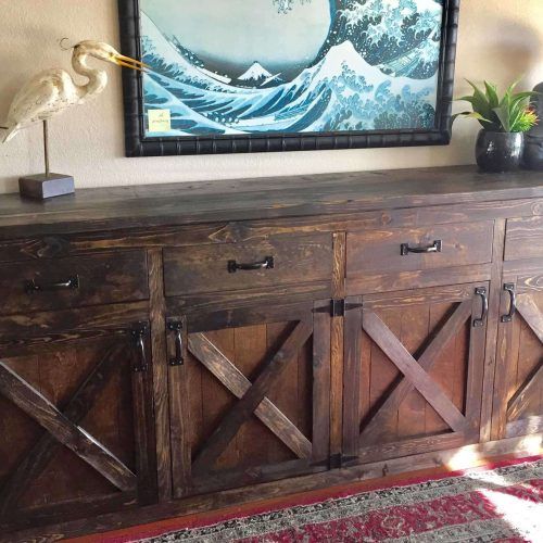 Rustic Sideboards Buffets (Photo 14 of 20)