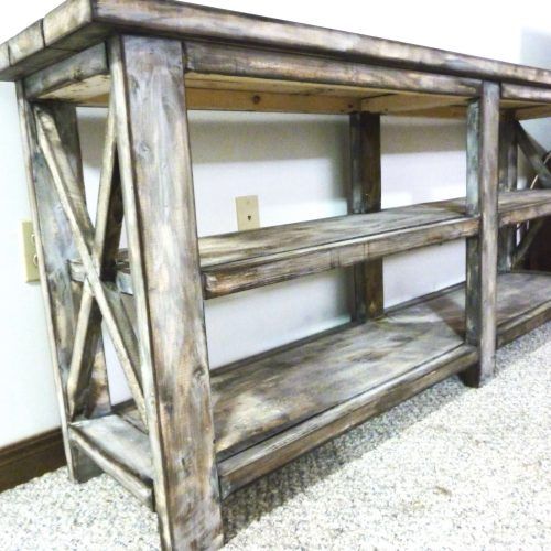 White Rustic Tv Stands (Photo 4 of 15)