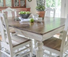 20 Ideas of Painted Dining Tables