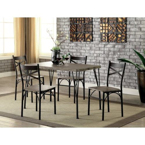 Taulbee 5 Piece Dining Sets (Photo 15 of 20)