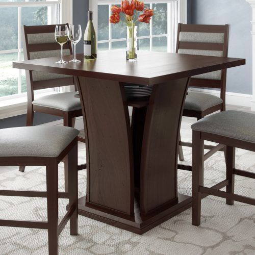Andrelle Bar Height Pedestal Dining Tables (Photo 4 of 20)