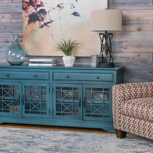 Annabelle Blue 70 Inch Tv Stands (Photo 1 of 20)