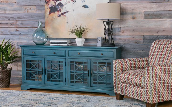 2024 Popular Annabelle Blue 70 Inch Tv Stands