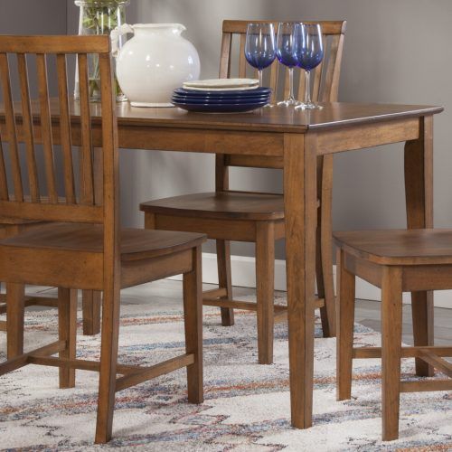 Babbie Butterfly Leaf Pine Solid Wood Trestle Dining Tables (Photo 8 of 20)