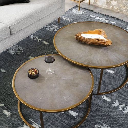 2-Piece Modern Nesting Coffee Tables (Photo 14 of 20)