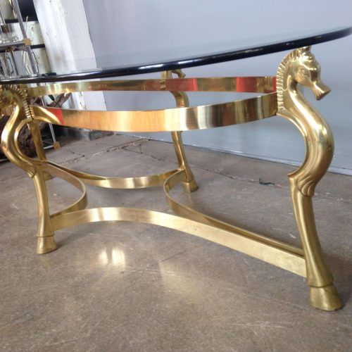 Antique Brass Glass Coffee Tables (Photo 12 of 20)