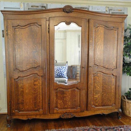 French Style Armoires Wardrobes (Photo 15 of 20)