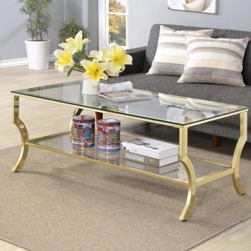 Antique Gold And Glass Coffee Tables (Photo 16 of 20)