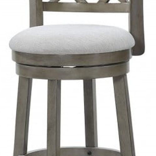 White Antique Brass Stools (Photo 13 of 20)