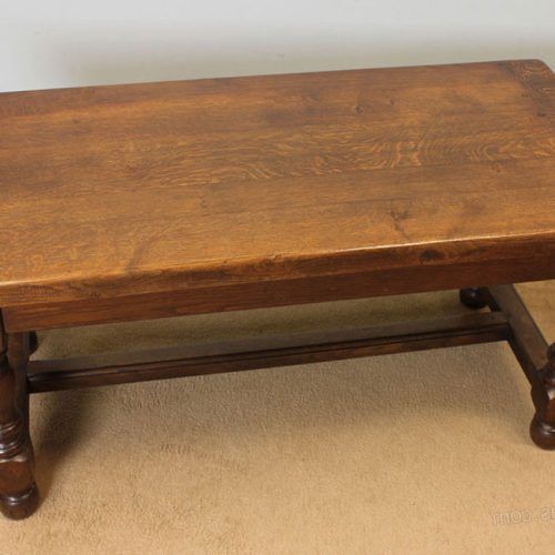 Vintage Gray Oak Coffee Tables (Photo 17 of 20)
