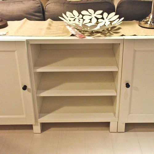 Thin White Sideboards (Photo 7 of 20)