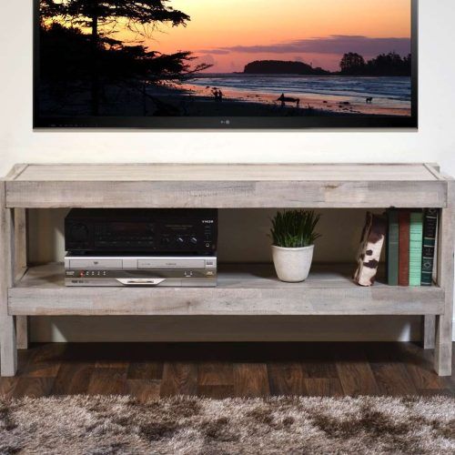 Rustic White Tv Stands (Photo 6 of 15)