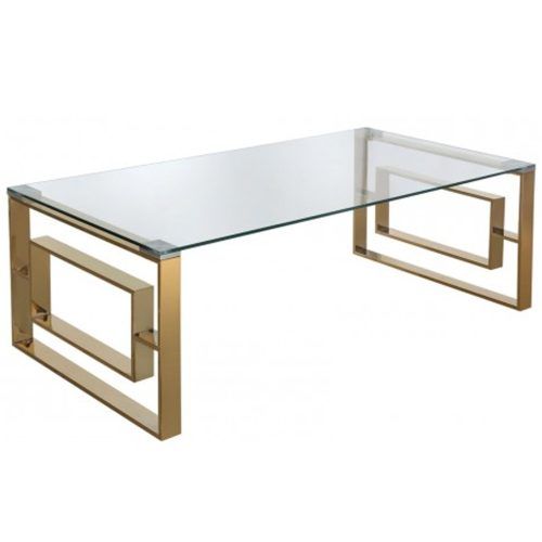 Glossy Finished Metal Coffee Tables (Photo 10 of 20)