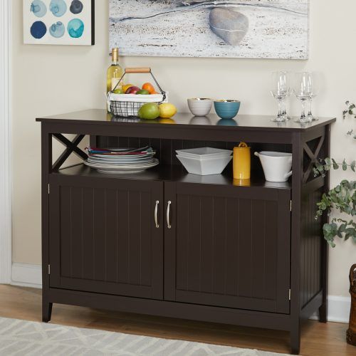 Simple Living Montego Black Wooden Buffets (Photo 17 of 20)