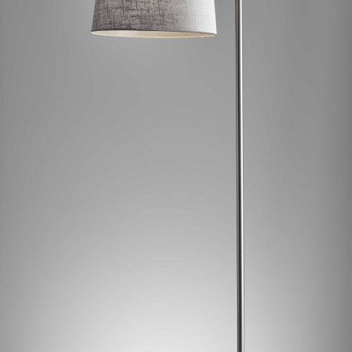 Grey Textured Floor Lamps (Photo 17 of 20)