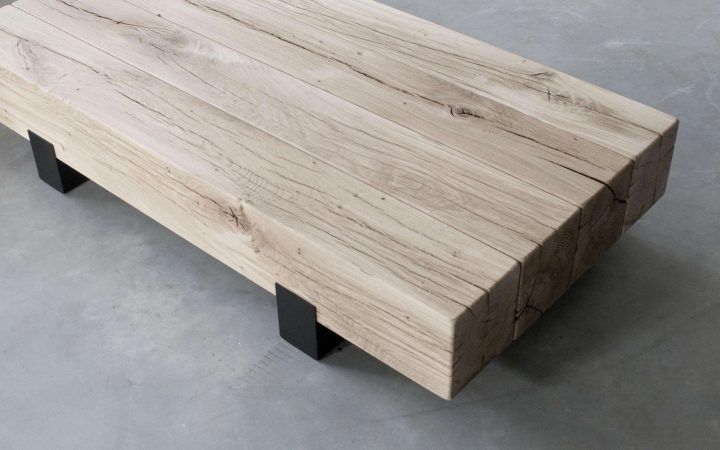 20 Inspirations Solid Oak Beam Coffee Table