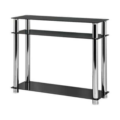 Glass And Pewter Console Tables (Photo 4 of 20)