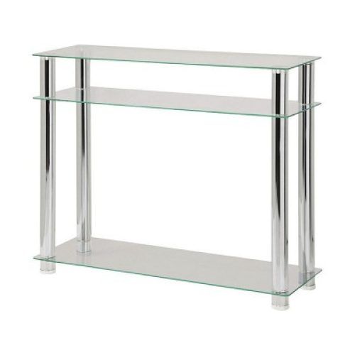 Clear Glass Top Console Tables (Photo 8 of 20)