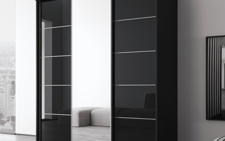 The 20 Best Collection of Black Gloss 3 Door Wardrobes