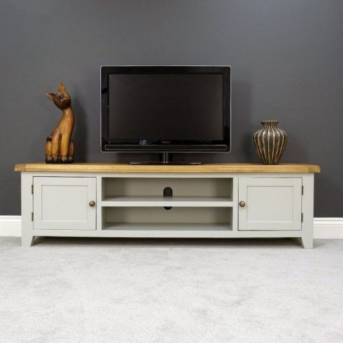 Dillon Oak Extra Wide Tv Stands (Photo 5 of 20)