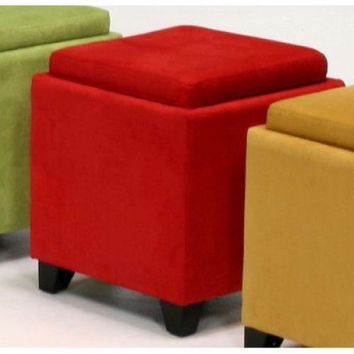 Solid Cuboid Pouf Ottomans (Photo 14 of 20)