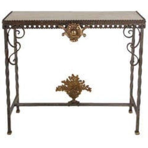 Bronze Metal Rectangular Console Tables (Photo 8 of 20)