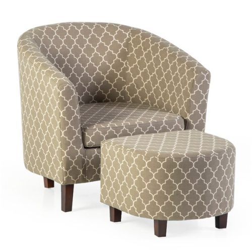 Artemi Barrel Chair And Ottoman Sets (Photo 1 of 20)