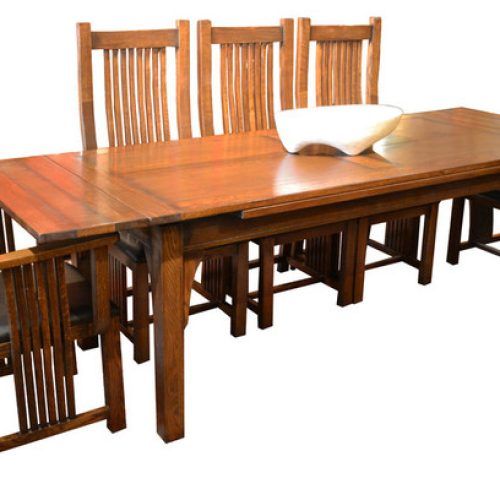 Craftsman 7 Piece Rectangle Extension Dining Sets With Arm & Side Chairs (Photo 6 of 20)