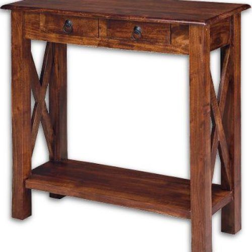 Brown Wood Console Tables (Photo 5 of 20)