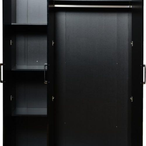 3 Door Black Wardrobes (Photo 9 of 20)
