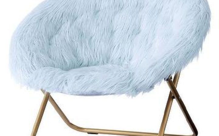 20 Photos Lack Faux Fur Round Accent Stools with Storage