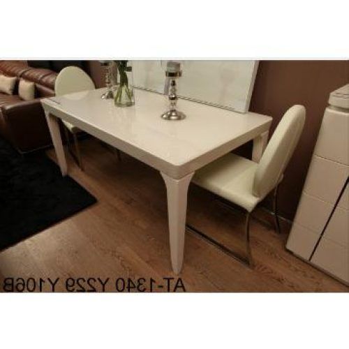 Cream Gloss Dining Tables And Chairs (Photo 12 of 20)