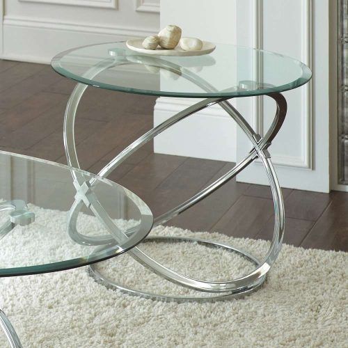 Glass And Silver Coffee Tables (Photo 14 of 20)