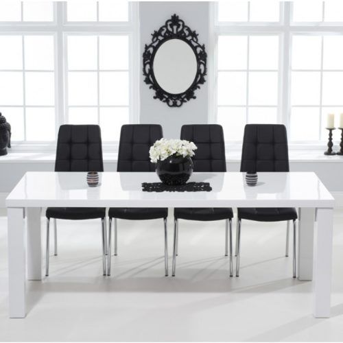 Black High Gloss Dining Tables And Chairs (Photo 17 of 20)
